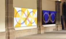 Myriam Thyes - Umbildungen, solo exhibition at Festival International Echternach, LU, 1997. Here: Eternal Migration by Day and by Night (1996)