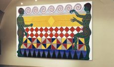 Myriam Thyes - Umbildungen, solo exhibition at Festival International Echternach, LU, 1997. Here: Mother and Daughter, 1995