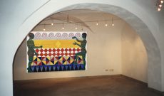 Myriam Thyes - Umbildungen, solo exhibition at Festival International Echternach, LU, 1997. Here: Mother and Daughter, 1995