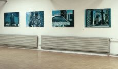 Myriam Thyes, Einzelausstellung, Syrius GmbH, Düsseldorf, 2004. Hier: Petites Permissions (a la Défense)