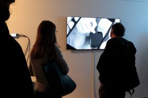 'Smart Pantheon' in der Gruppenausstellung 'VARIATION - ArtJaws media art exhibition and fair', Cité Internationale des Arts, Paris, Frankreich 2017.