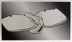 Global Vulva Plates, 2014: Winged woman, ice-age (Siberia)