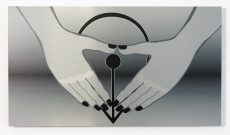 Global Vulva Plates: Feminist gesture + vulva symbol