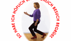 Wir mussten noch knicksen, 2024-2026, C-Prints auf Alu-DiBond, je 42 cm ø